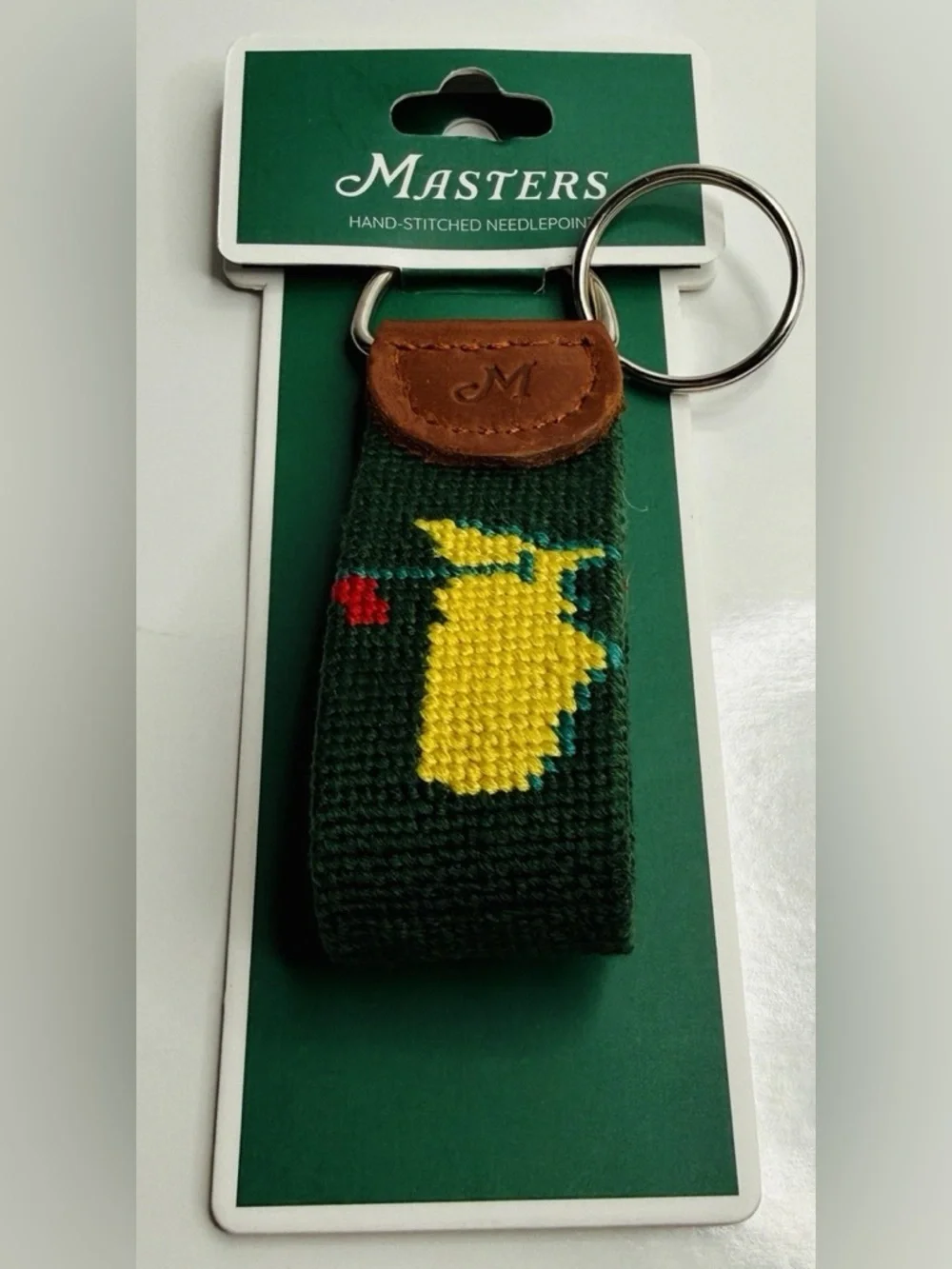 2026 Masters Tournament Hand-Stitched Needlepoint Key fob!!🔥🔥🔥 - Picture 1 of 10